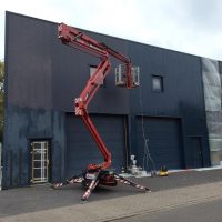 Spuitwerk op locatie - Damwand Stamcaravans Elburg foto 3